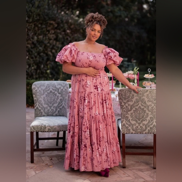 Jessakae Luna Dress In Pink Floral - Picture 1 of 2
